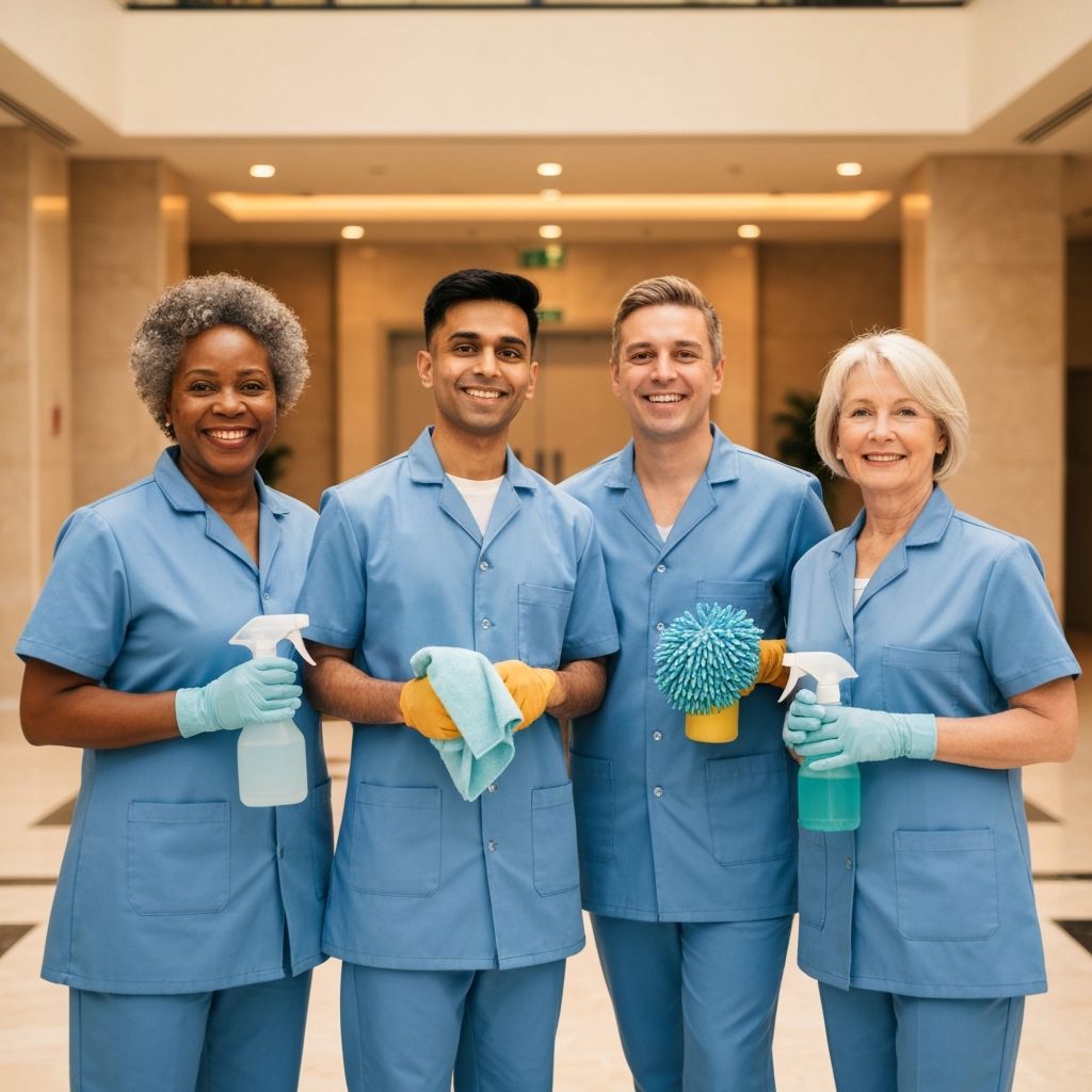 Ivory Opal cleaning team